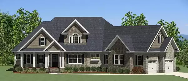 image of traditional house plan 5511